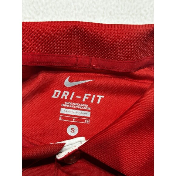 Ohio State Buckeyes Nike Elite Dri Fit Polo Golf Shirt Size Small Athletic Logo - Picture 3 of 10